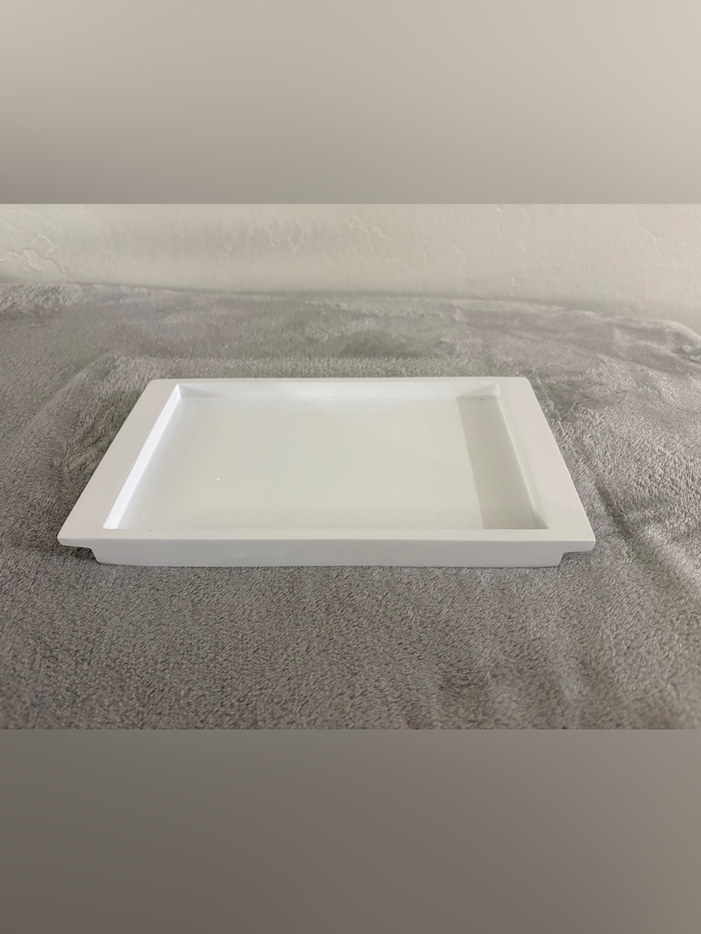 White Jewelry Organizer Tray - Minimalist Jewelry Storage